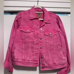 GAP & Barbie Women's Pink Denim Jacket